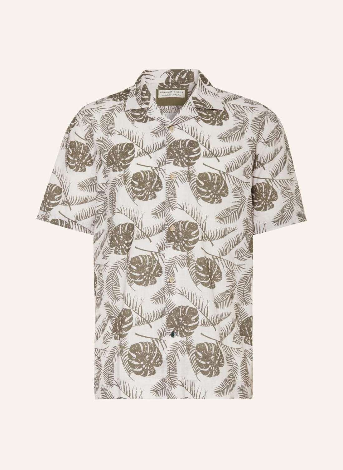 Курортная рубашка комфортного кроя