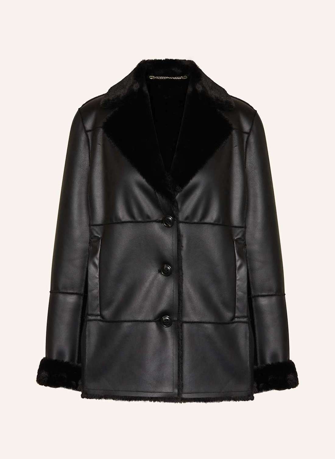 Двусторонняя кожаная куртка