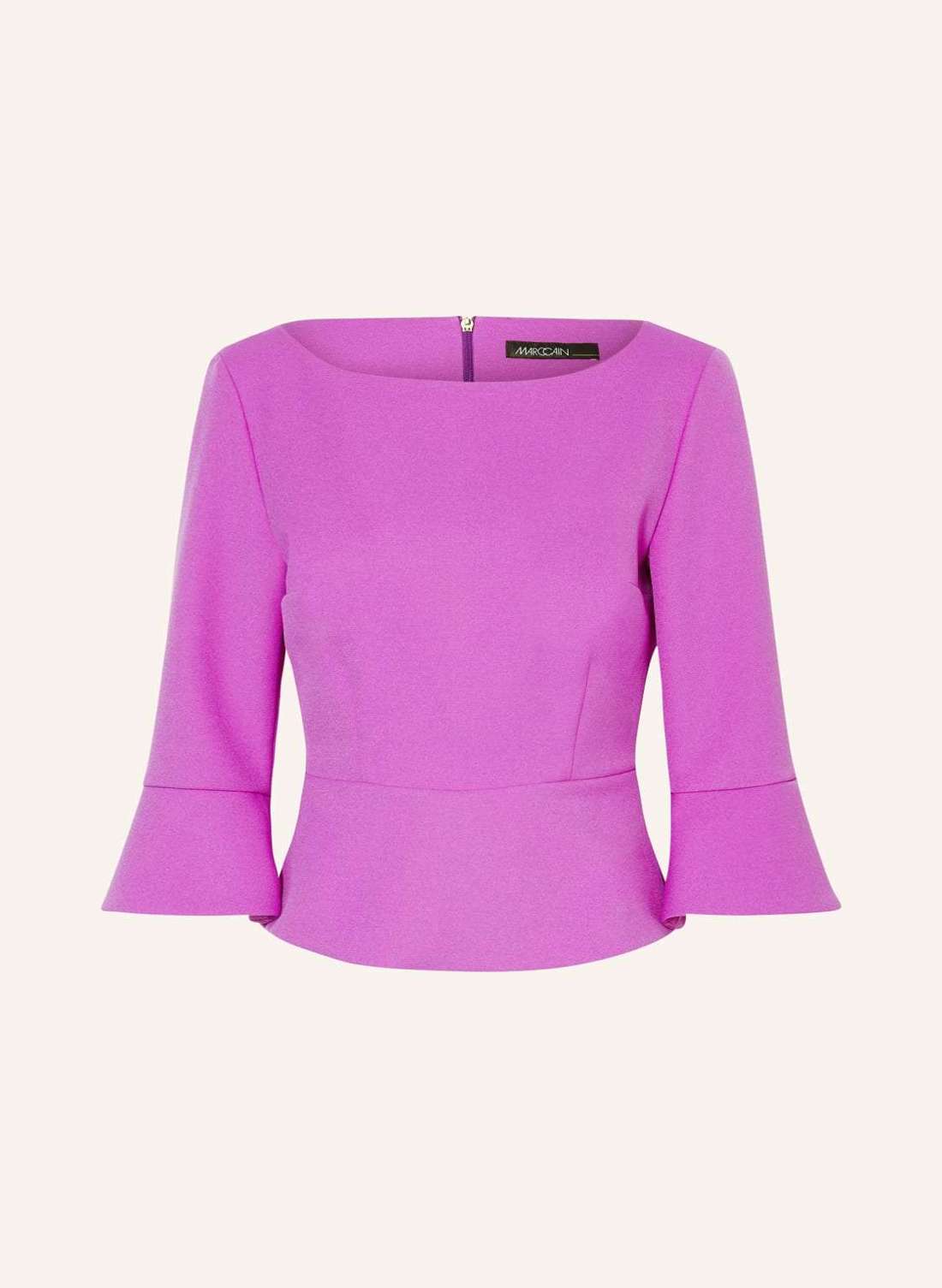 Блузка-рубашка с рукавами 3/4