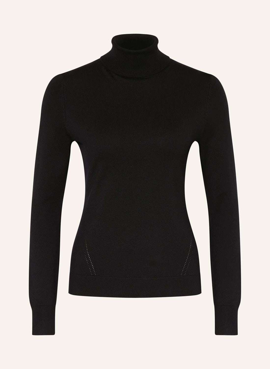 Пуловер с высоким воротником