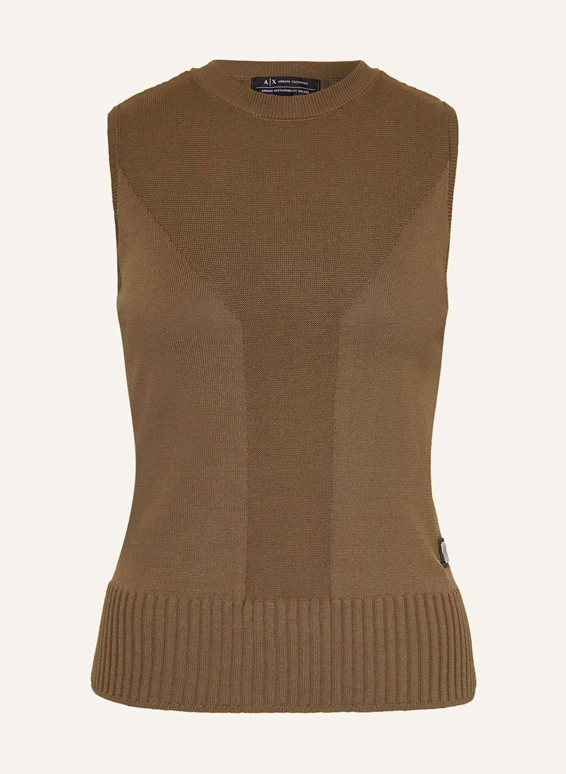 Вязаный топ