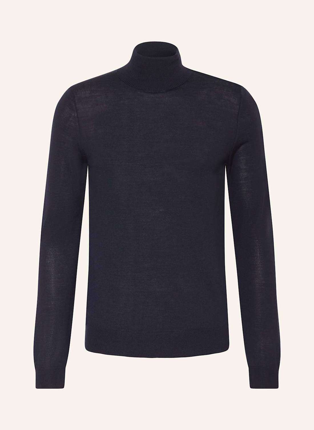 Пуловер с высоким воротником