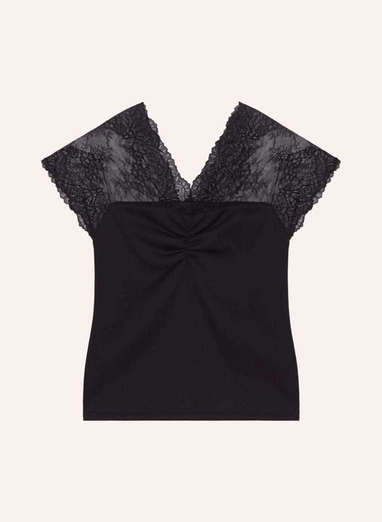 Топ с кружевом