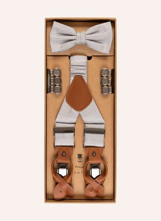 Комплект: подтяжки и галстук-бабочка