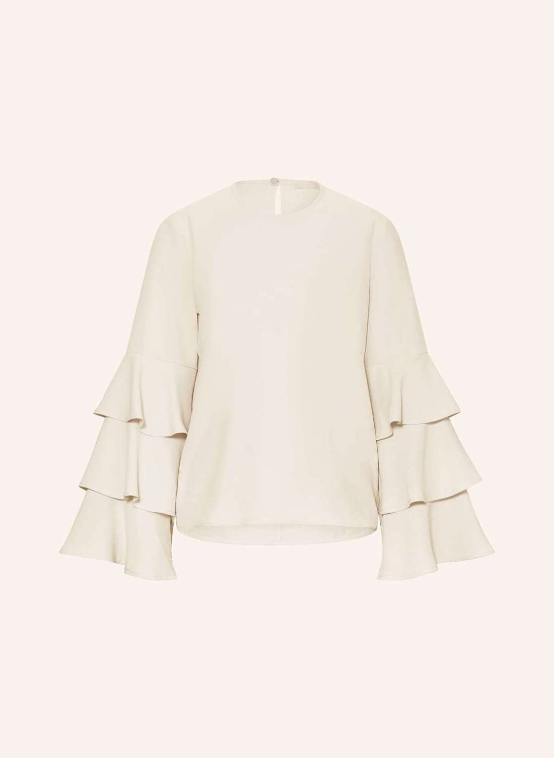 Блузка-рубашка с воланами