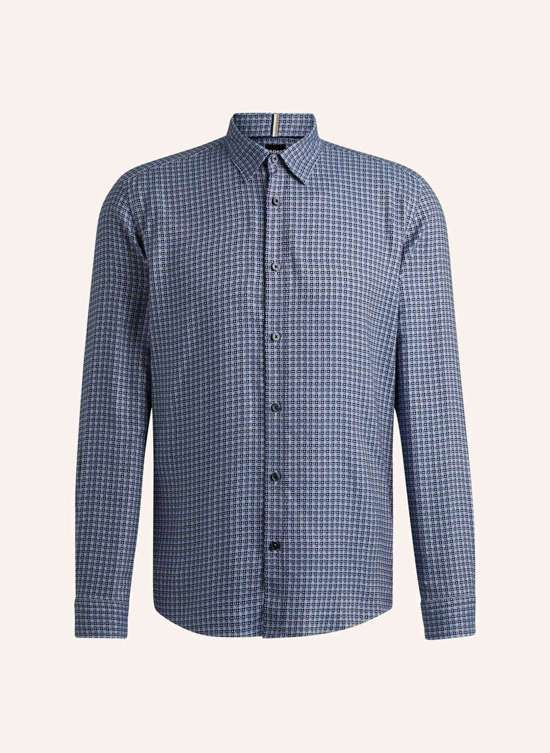 Повседневная рубашка, стандартный крой H-LIAM-KENT-C1-243