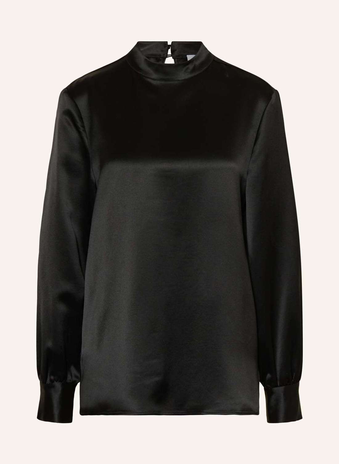 Атласная блузка-рубашка