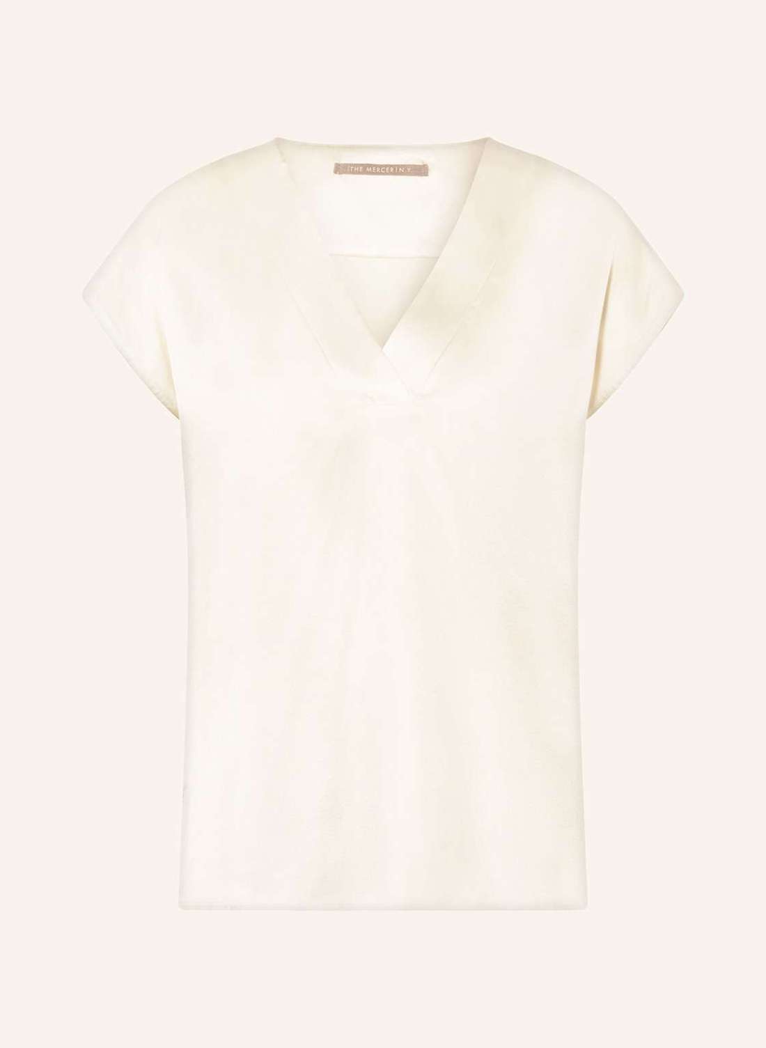 Шелковая блузка-рубашка