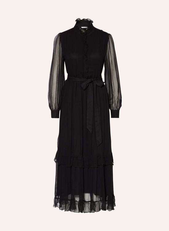 Платье с рюшами