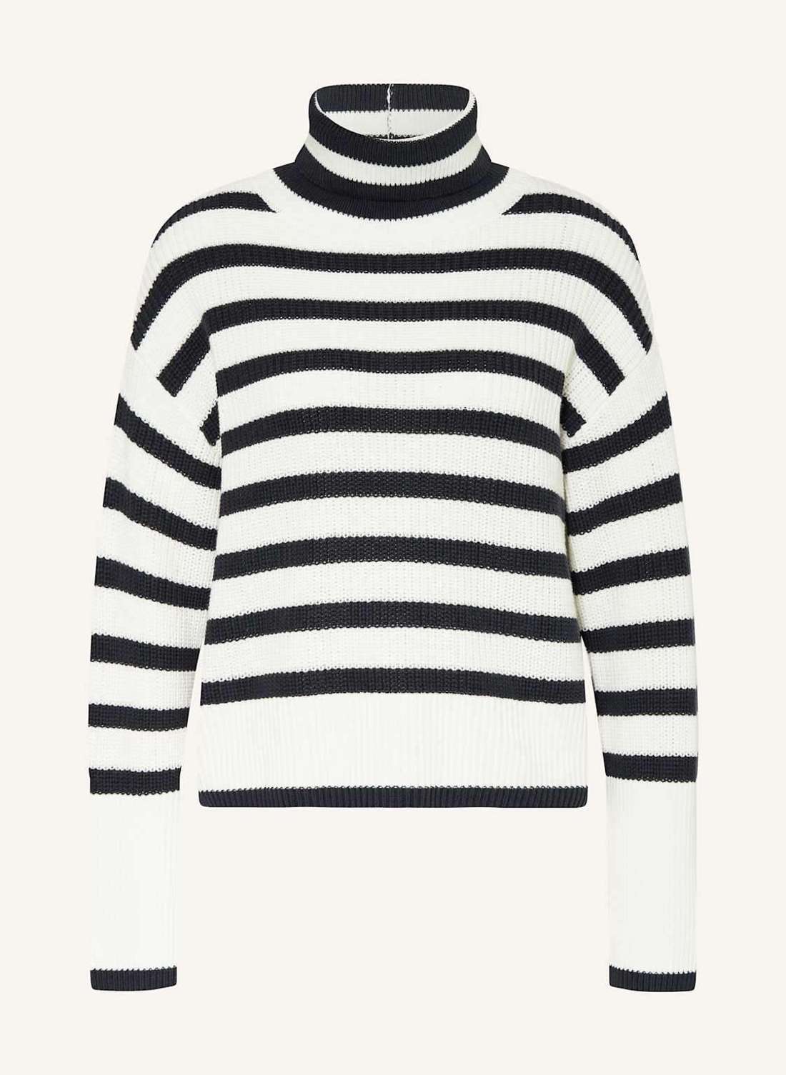 Пуловер с высоким воротником