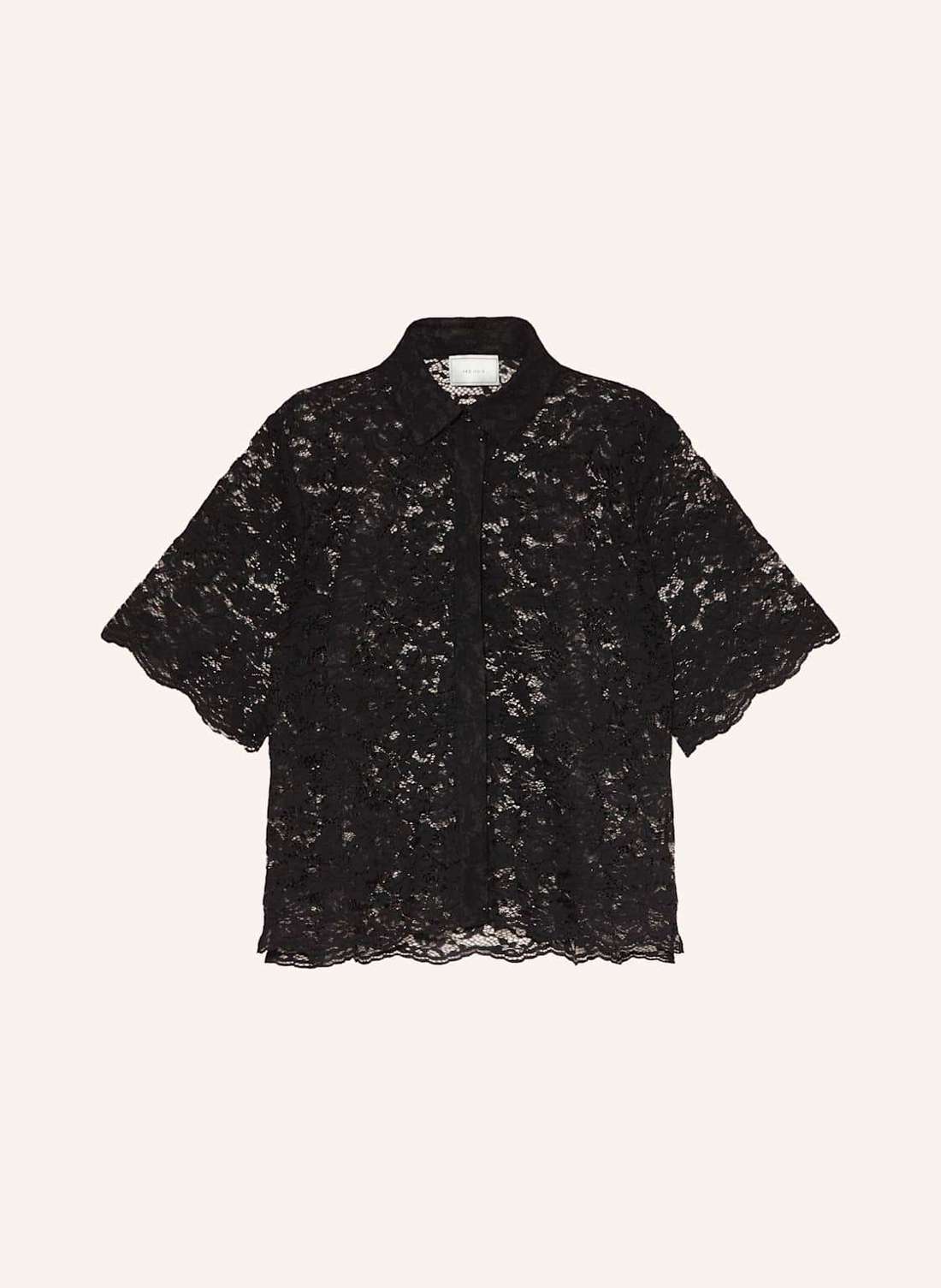 Верх блузки из перфорированного кружева LAMARI