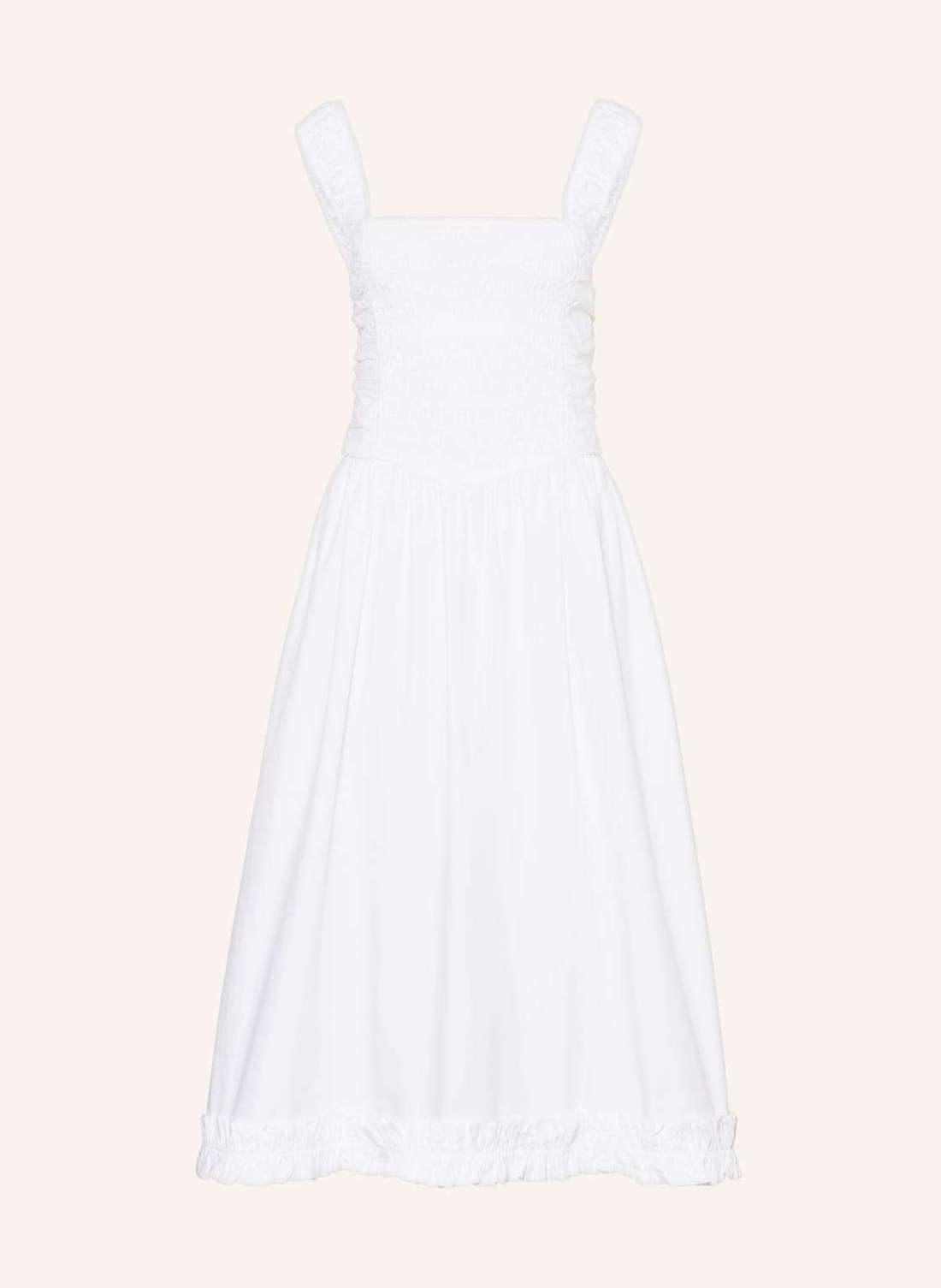 Платье с рюшами