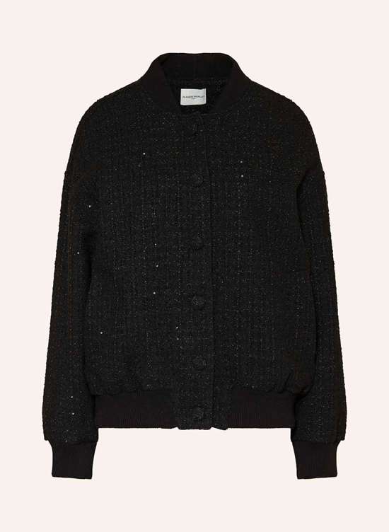 Твидовый блузон с пайетками