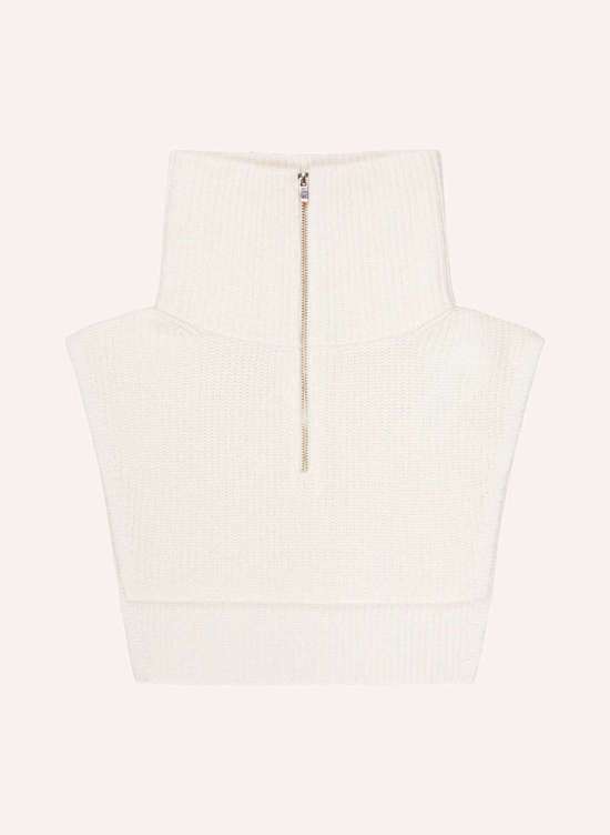 Укороченный вязаный жилет