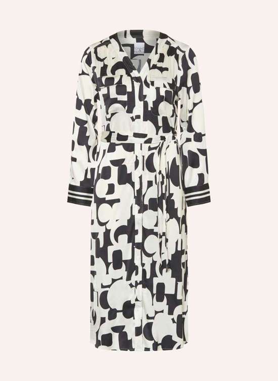 Атласное платье-рубашка