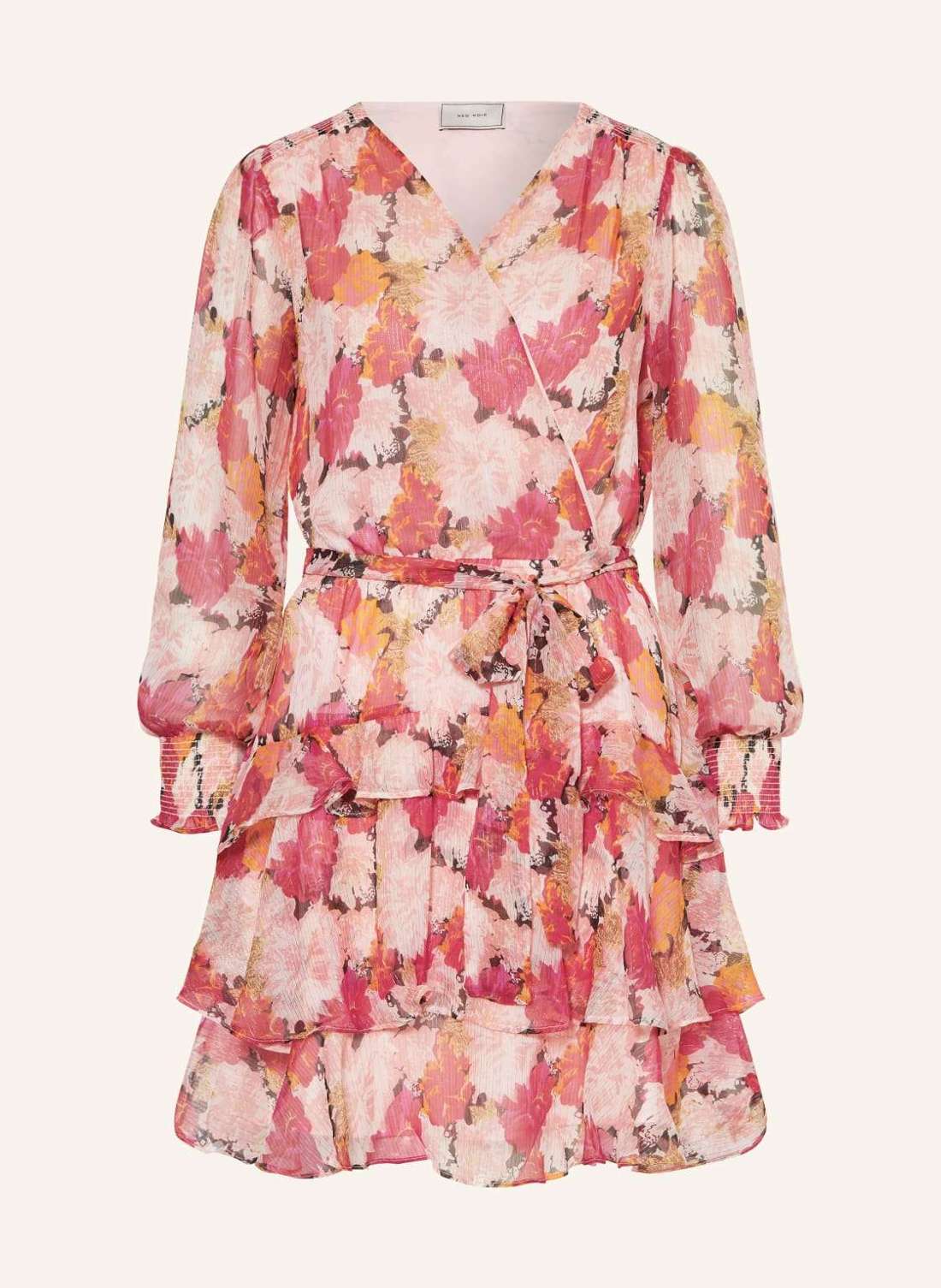 Платье с запахом и воланами DENNIE