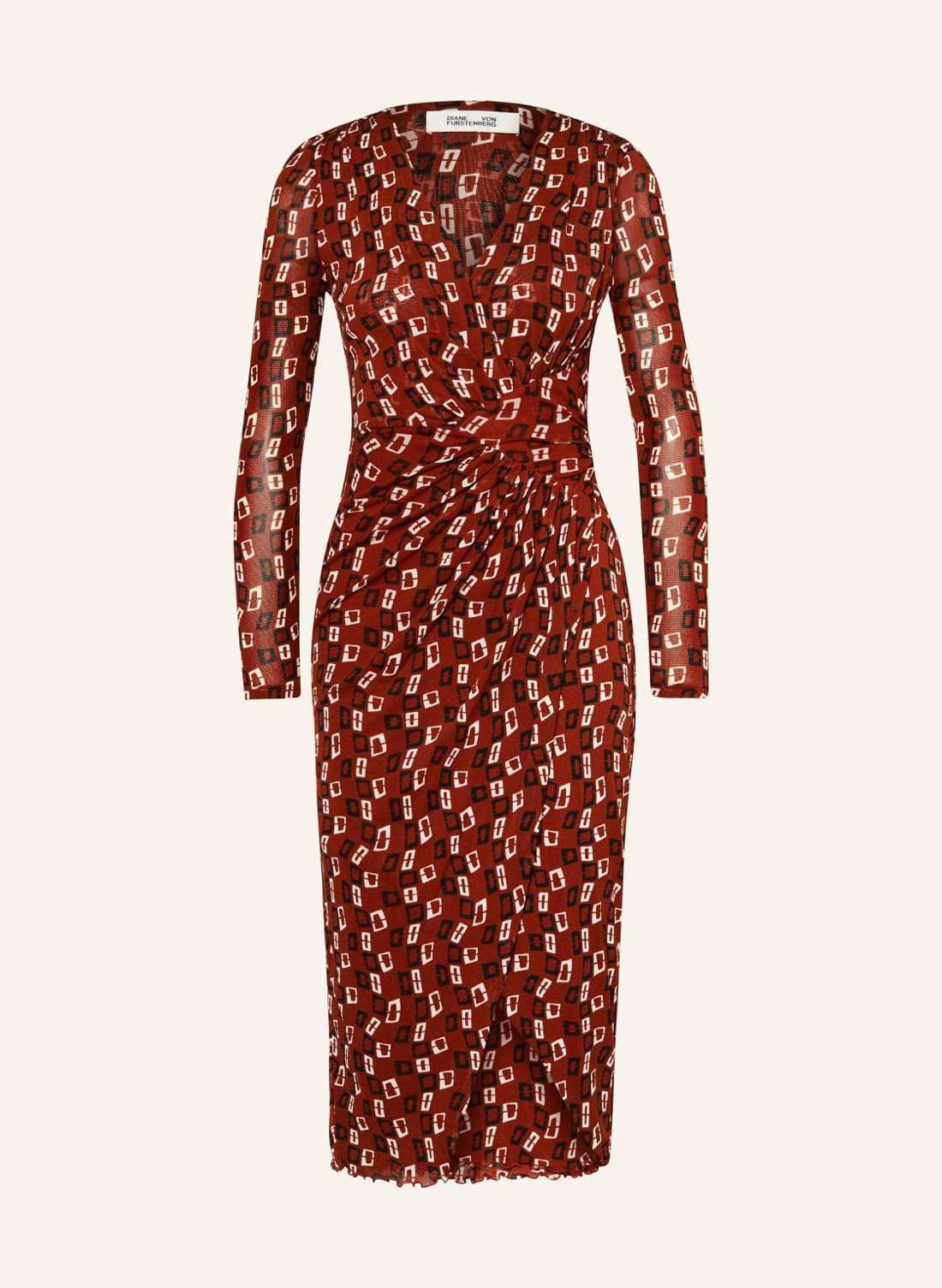 Сетчатое платье с запахом CHARLOTTE