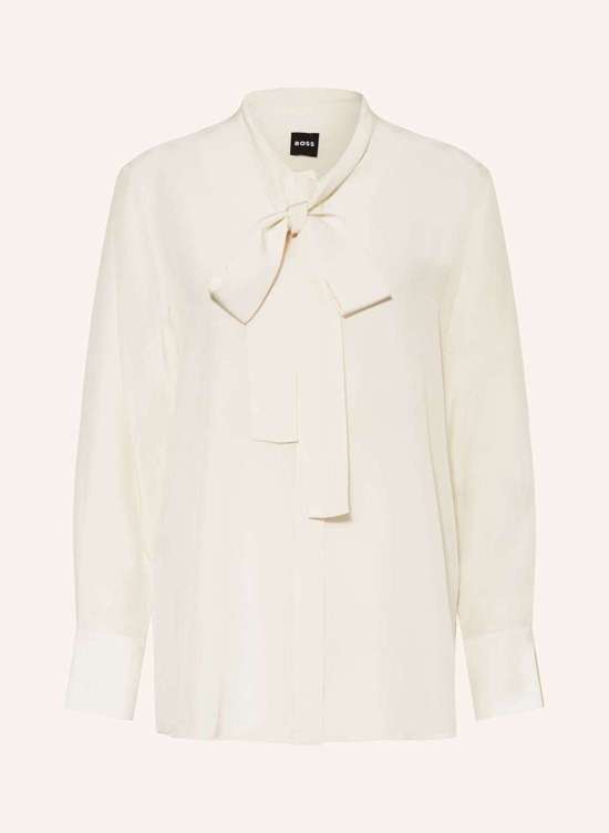 Шелковая блузка с бантом BRYON