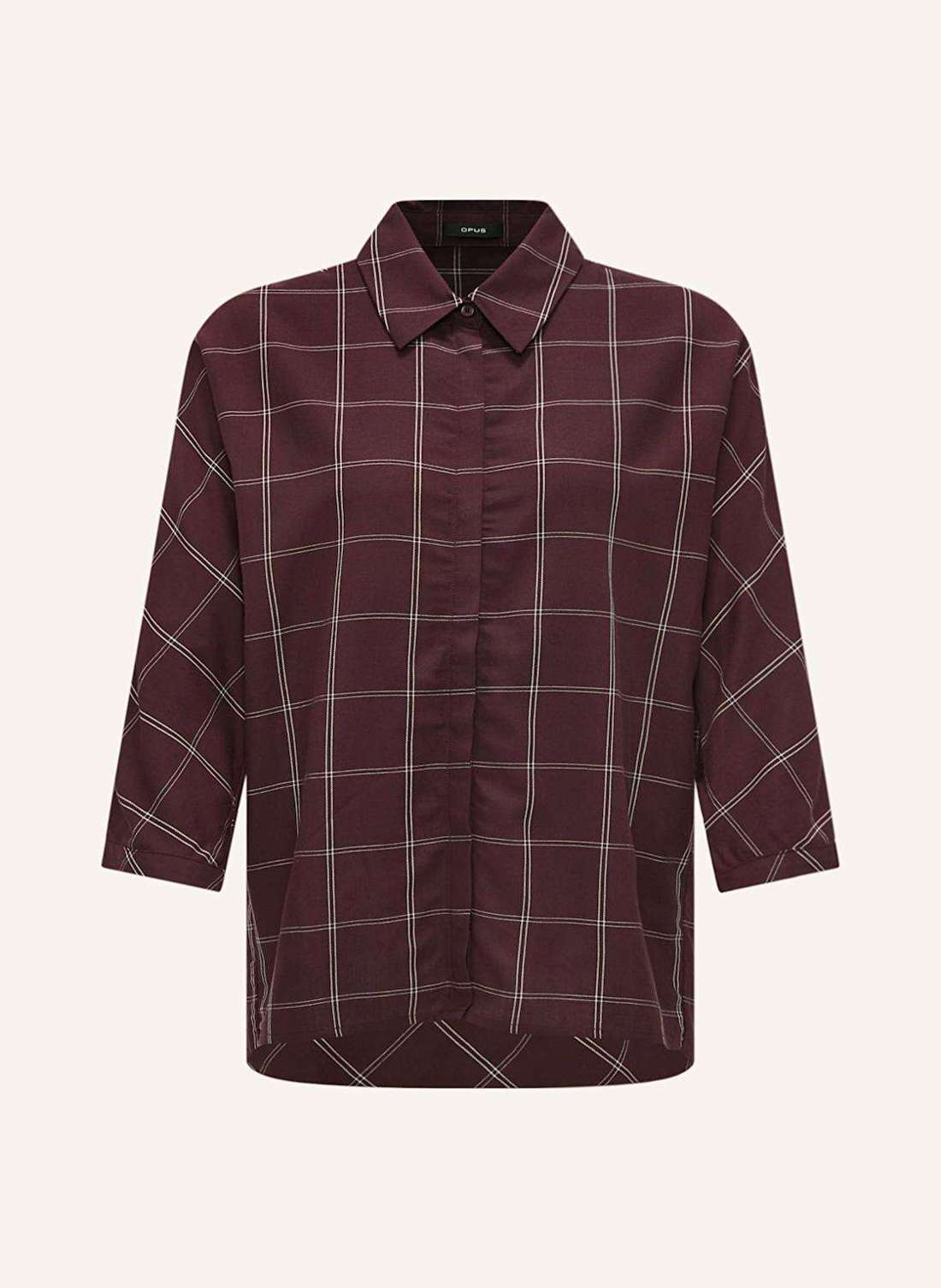 Блузка-рубашка с рукавами 3/4 FUDO