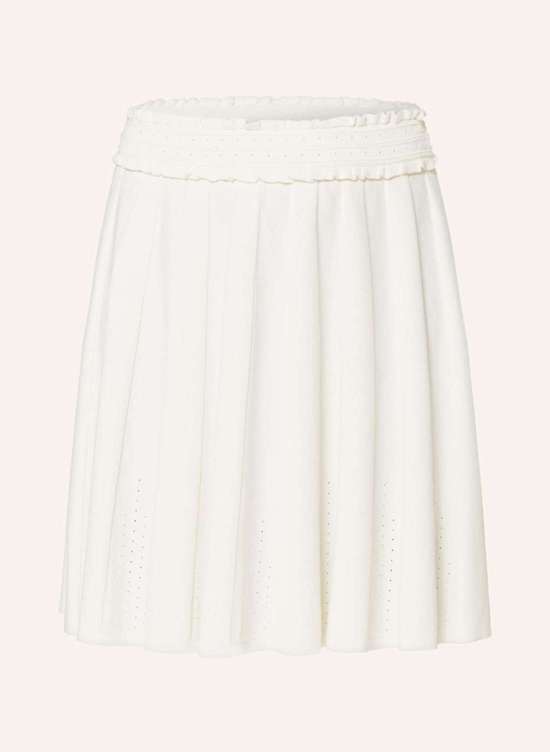 Трикотажная юбка с рюшами