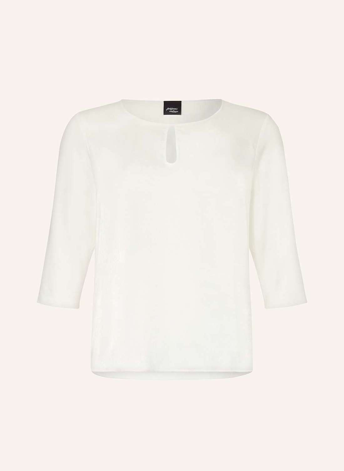 Блузка-рубашка из микса материалов ANGIO