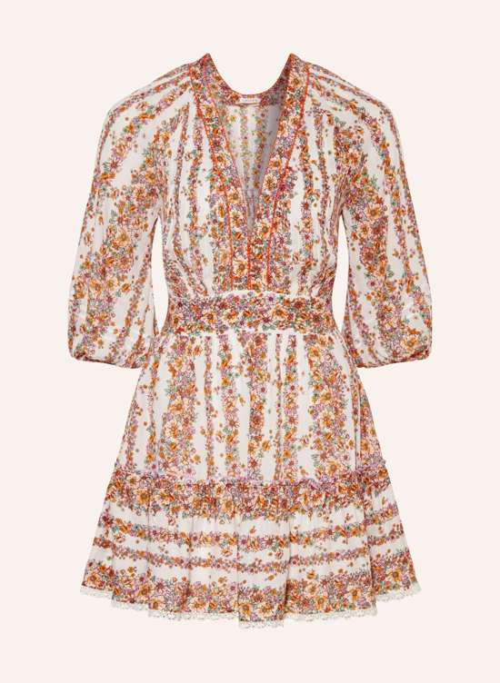 Пляжное платье с рукавами 3/4. BERA