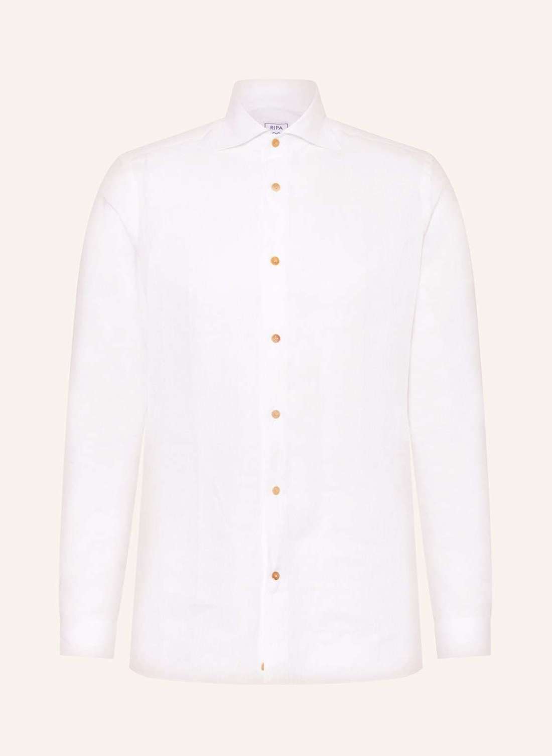 Льняная рубашка стандартного кроя ELBA BIANCA