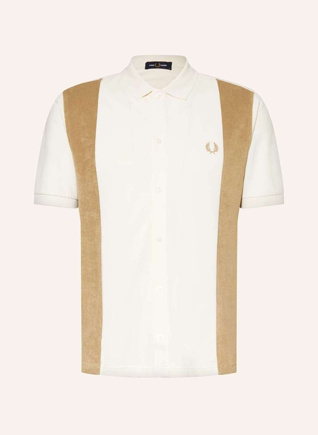 Рубашка-поло из пике из разных материалов