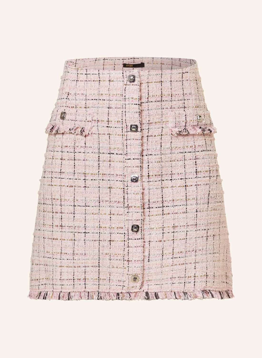 Твидовая юбка с блестящей пряжей