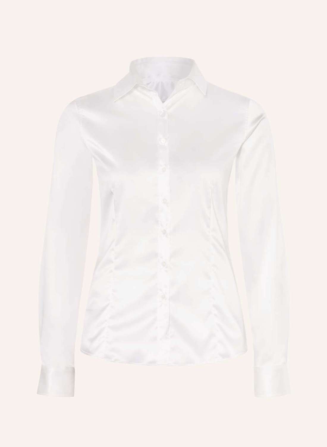 Атласная блузка-рубашка AGATA