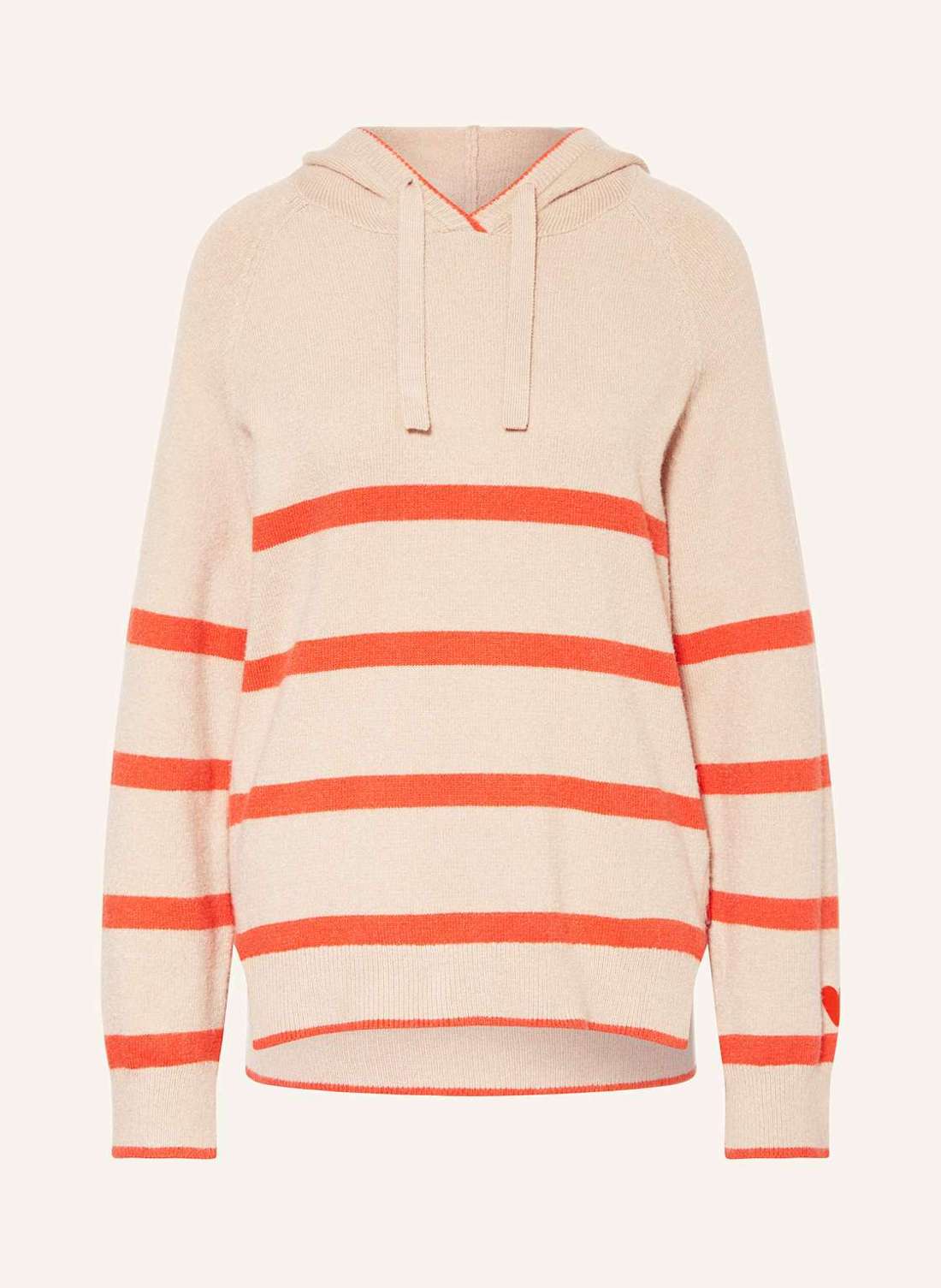 Вязаная толстовка с капюшоном