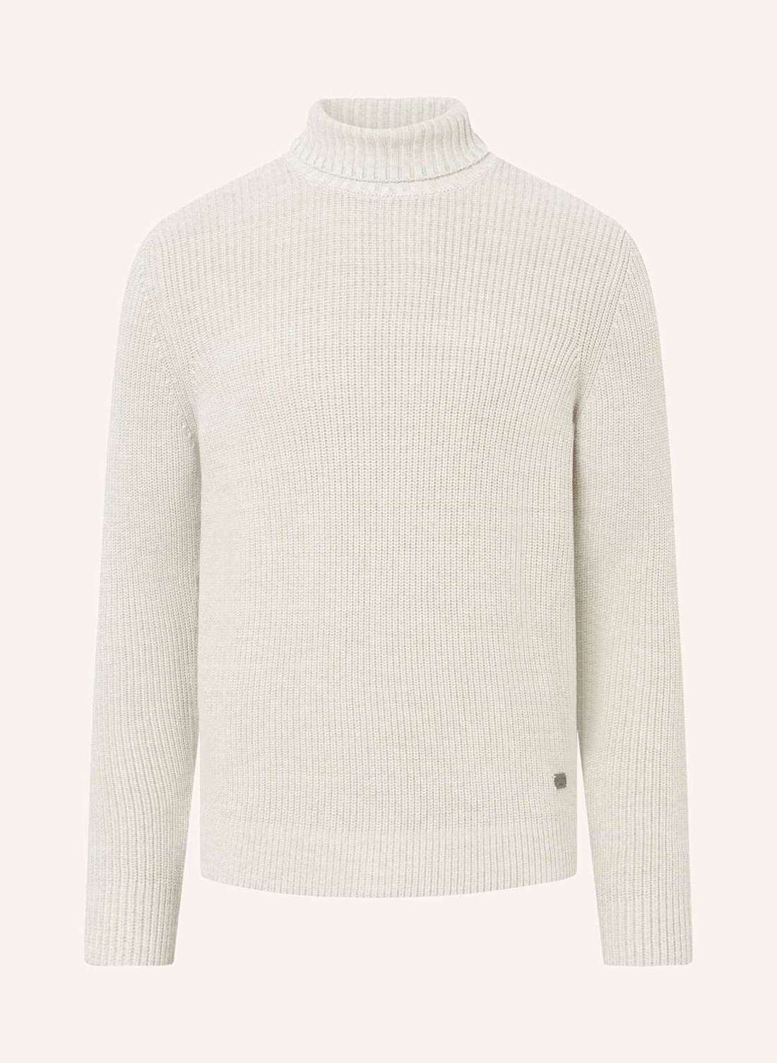 Пуловер с высоким воротником