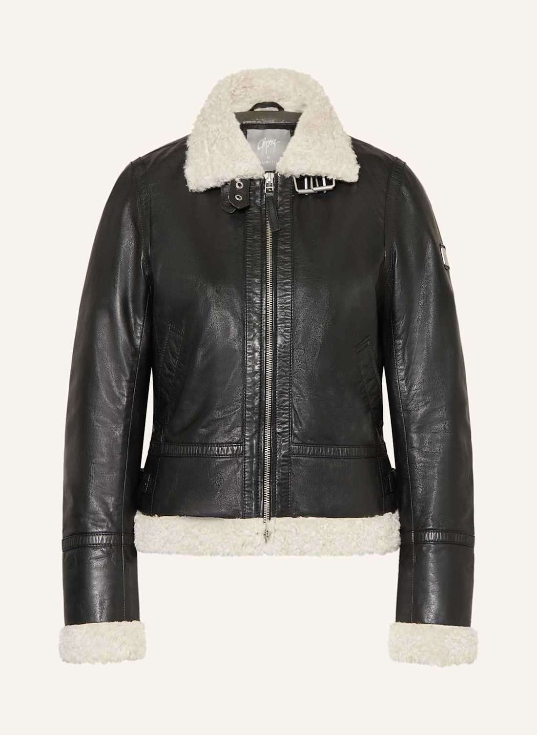 Кожаная куртка с искусственным мехом GWPHILINA