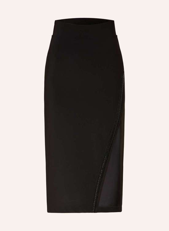 Юбка с декоративными бусинами