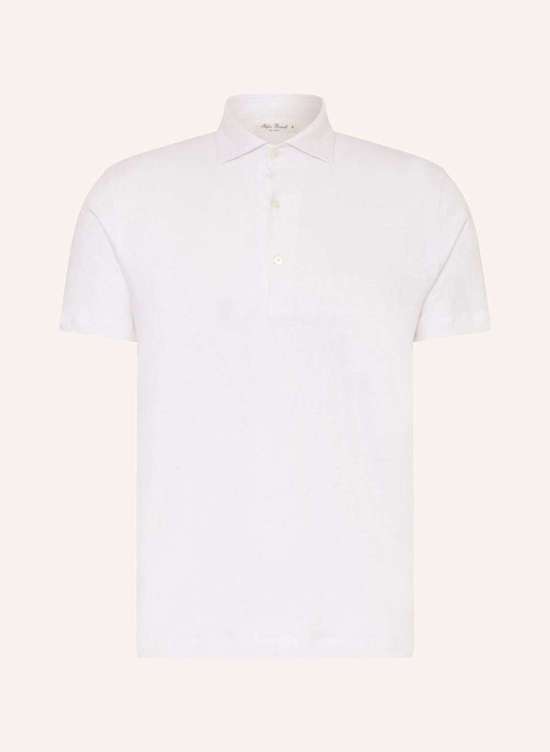 Трикотажная льняная рубашка-поло LAURIN