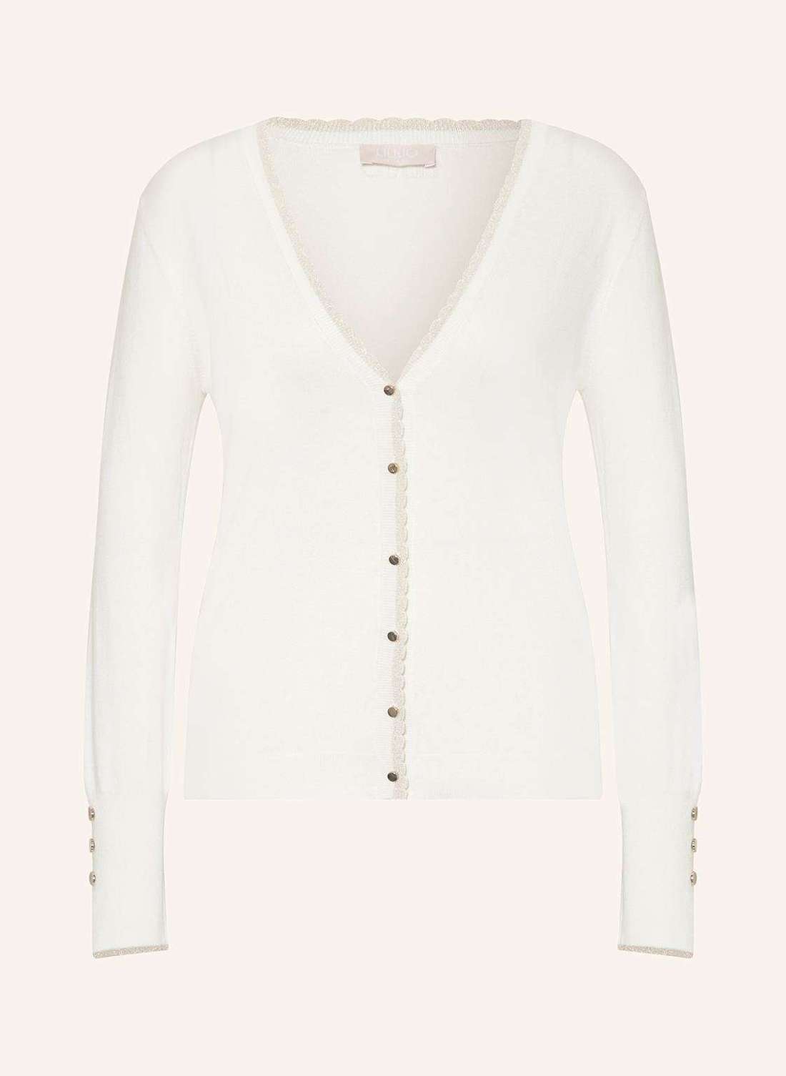 Кардиган из блестящей пряжи