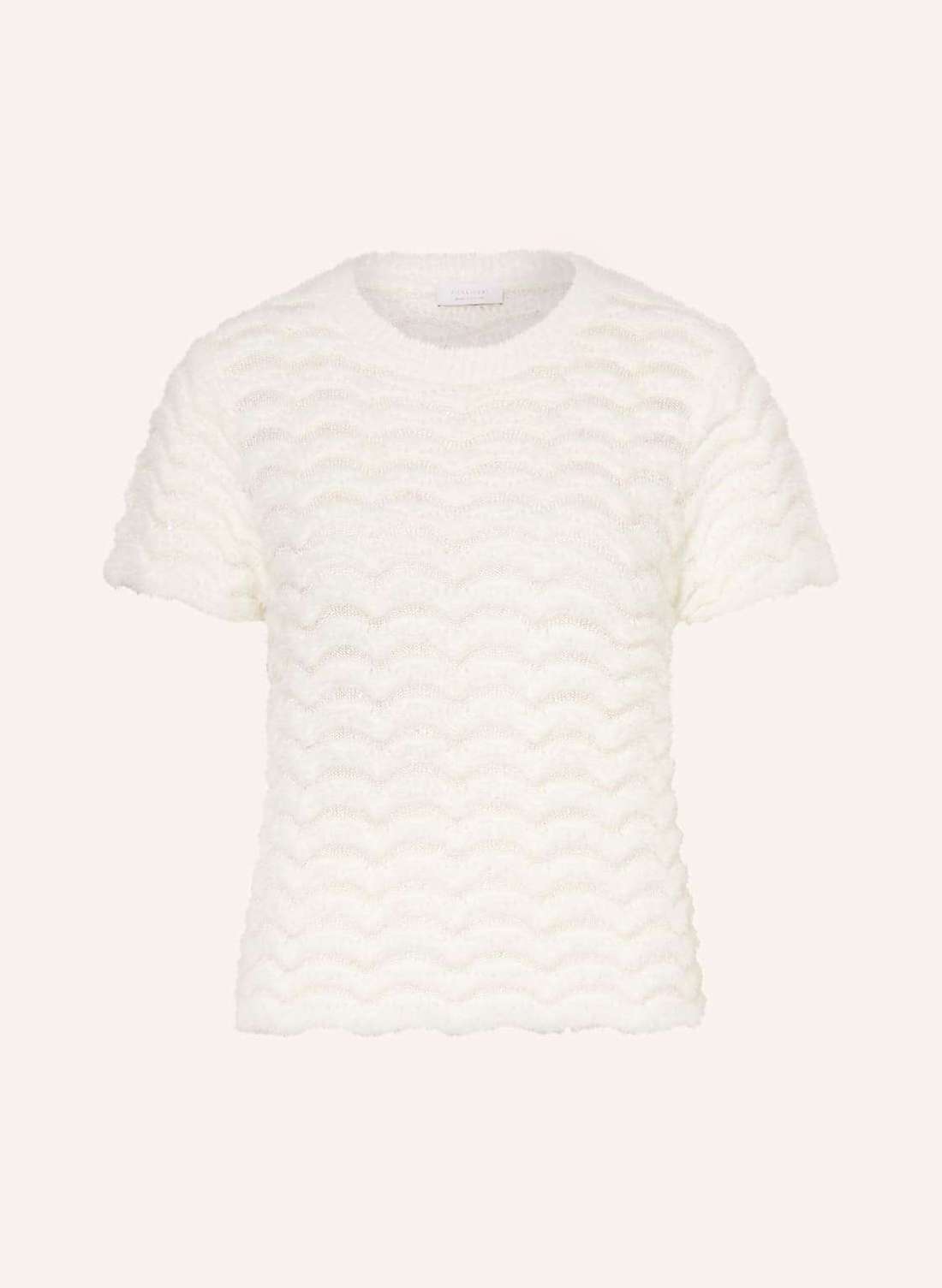 Трикотажная рубашка с пайетками