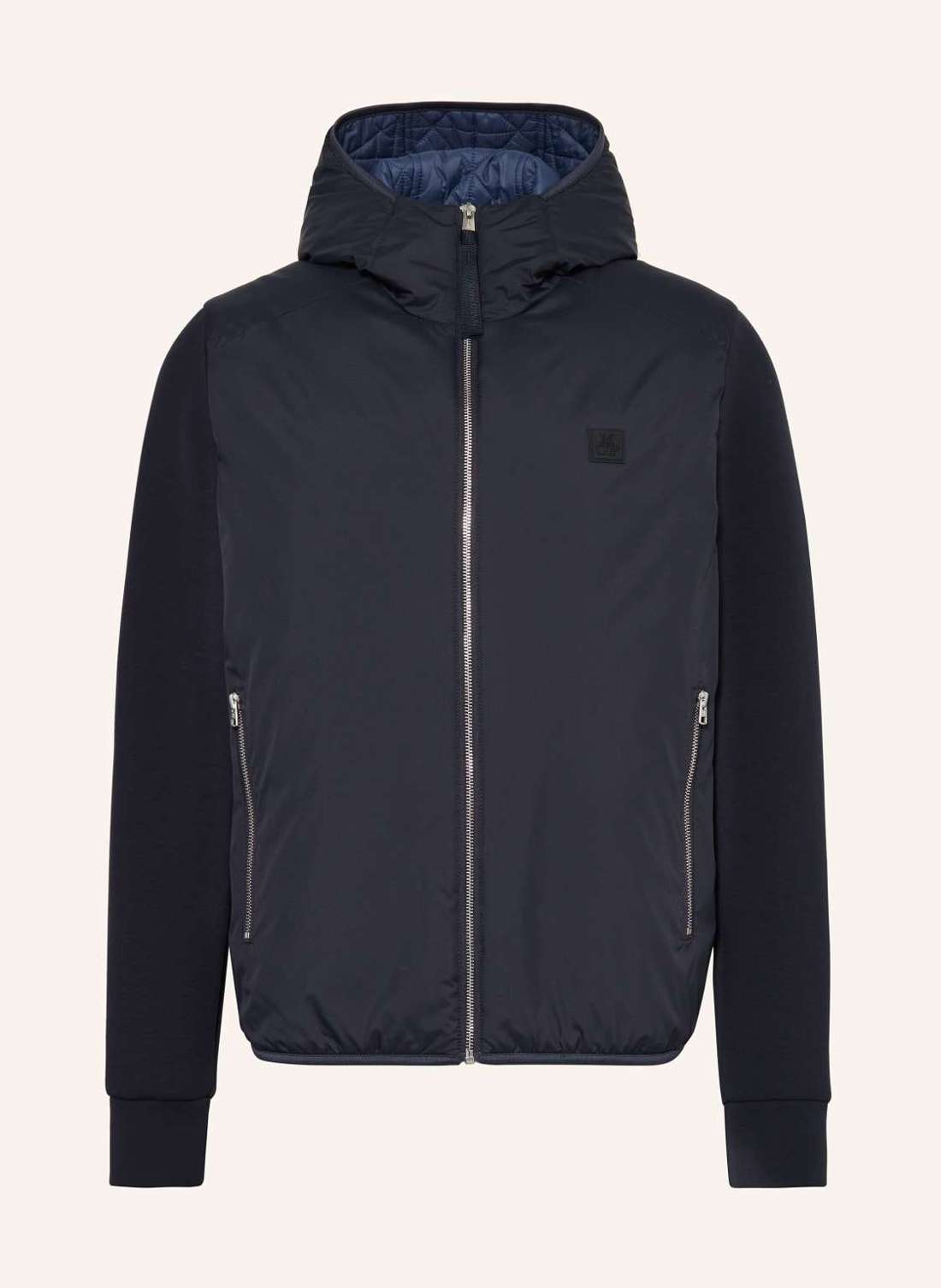 Куртка из смеси материалов.