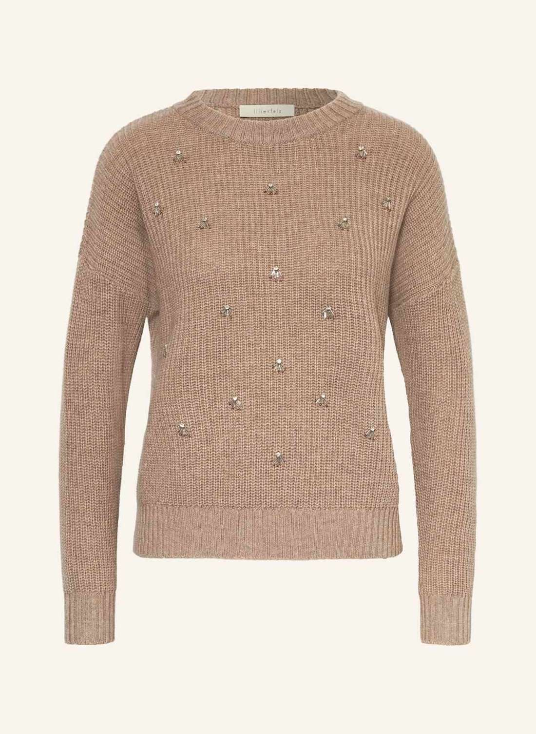 Свитер с кашемиром и драгоценными камнями