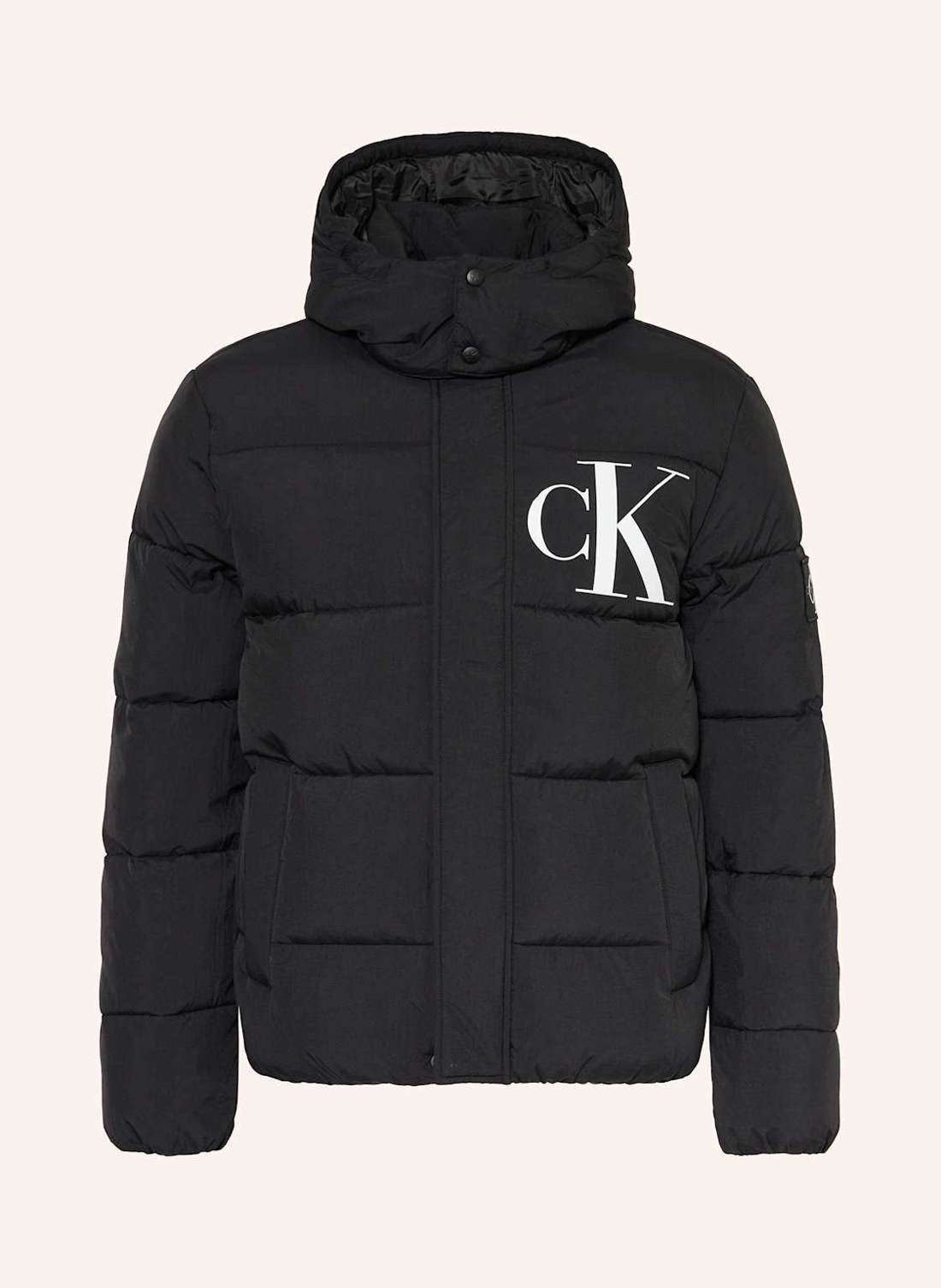 Стеганая куртка со съемным капюшоном