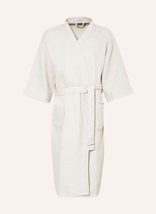 Халат унисекс с рукавами 3/4. WAFFLE
