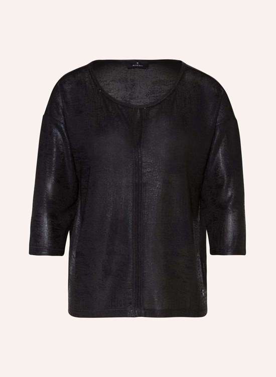 Футболка с рукавами 3/4 и драгоценными камнями