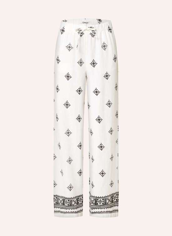 Брюки марлен с льном