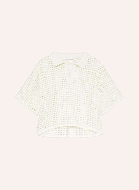 Блузка-рубашка с пайетками