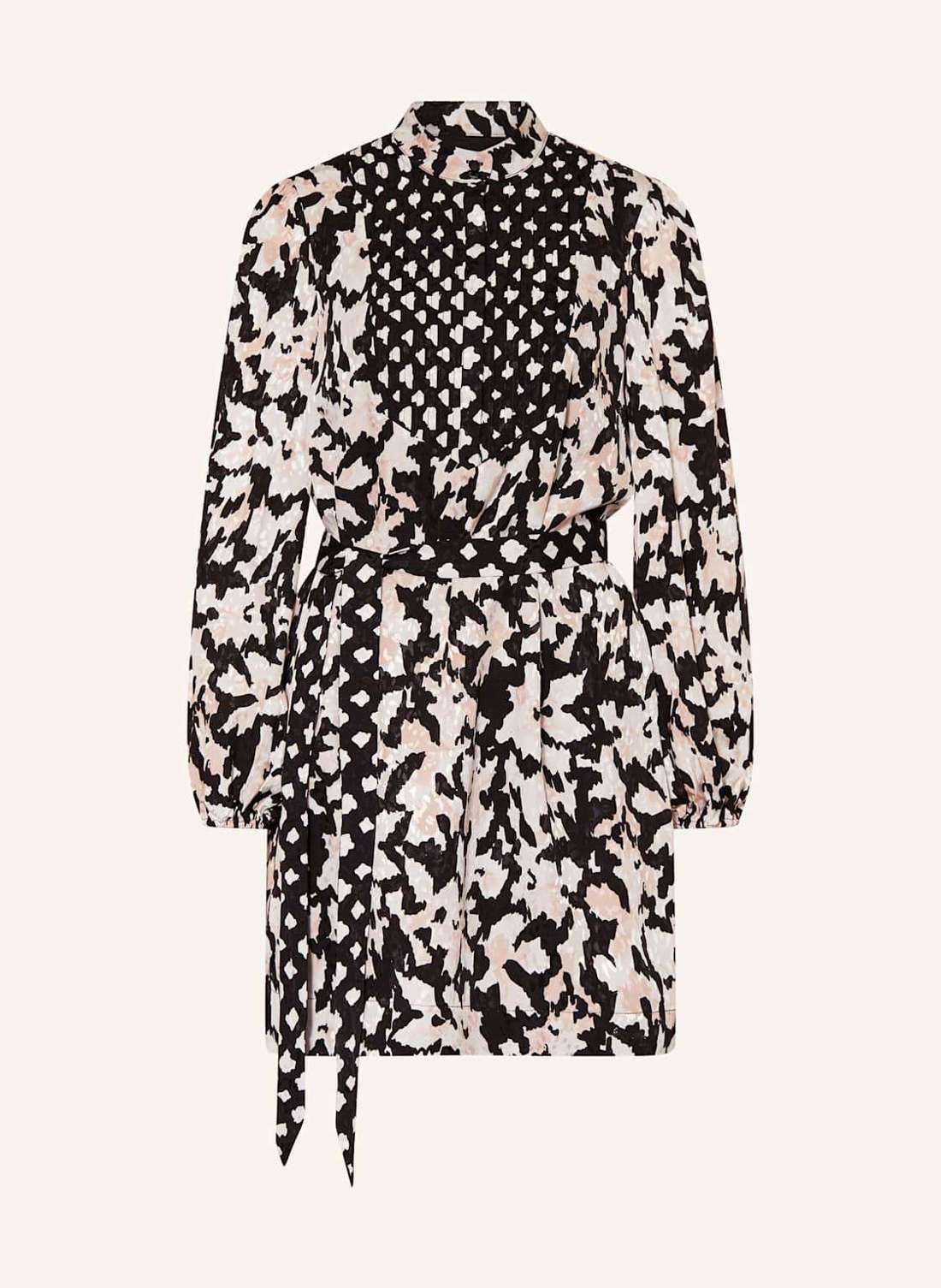 Жаккардовое платье с блестящей пряжей DOLLY