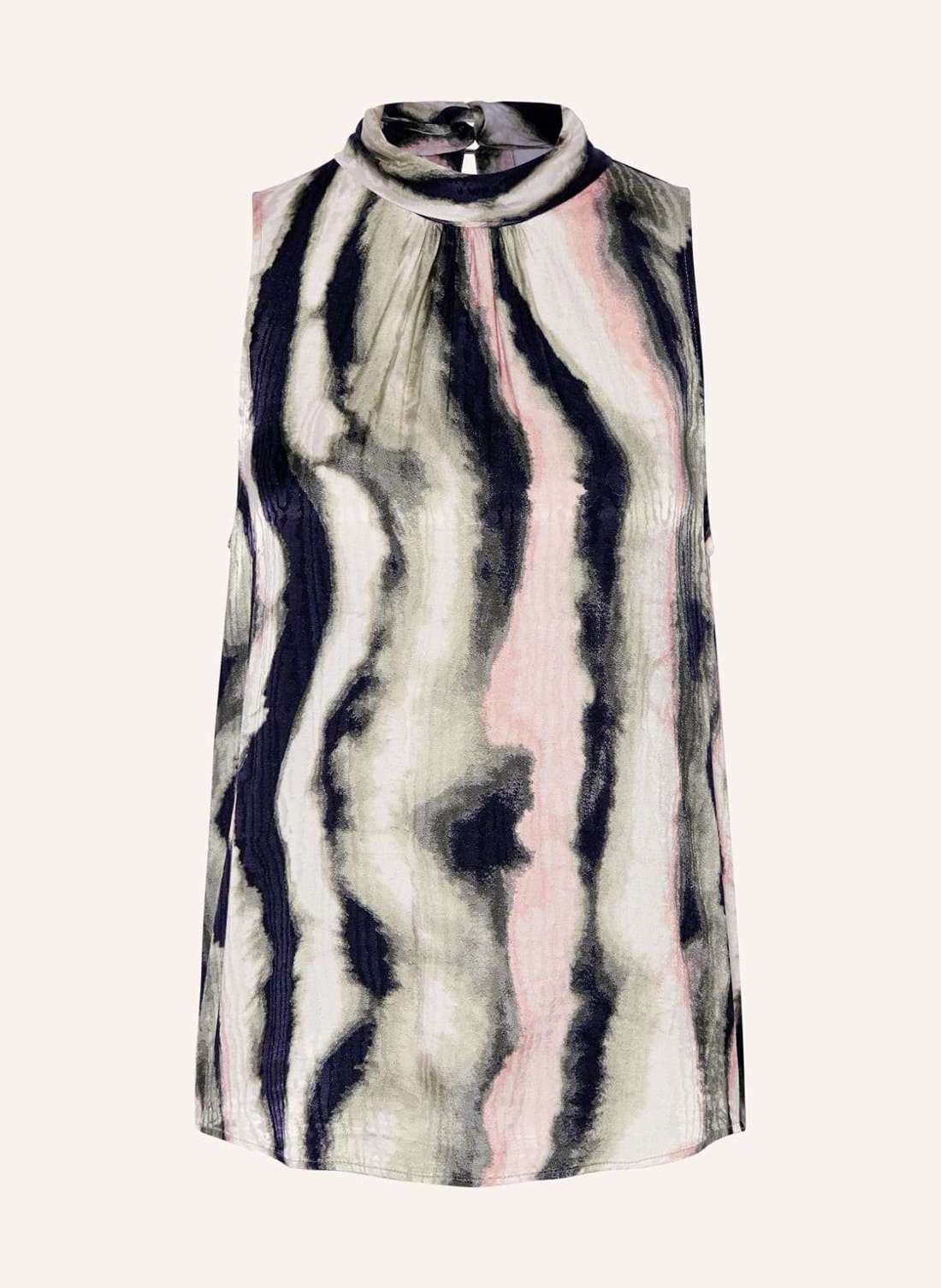 Атласная блузка-топ