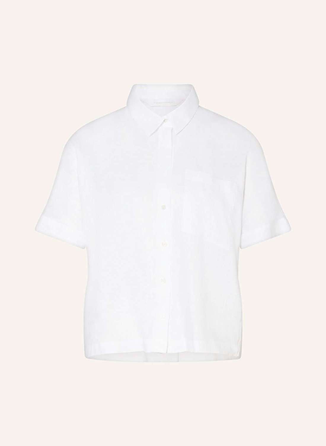 Льняная блузка-рубашка