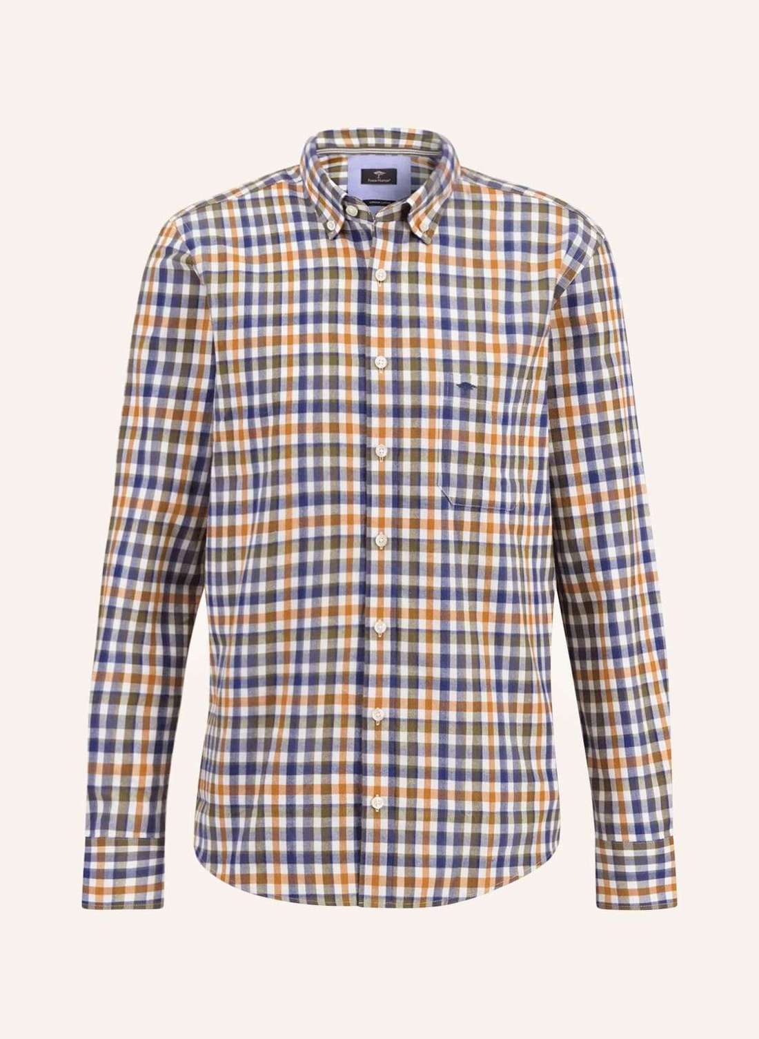 Фланелевая рубашка повседневного кроя