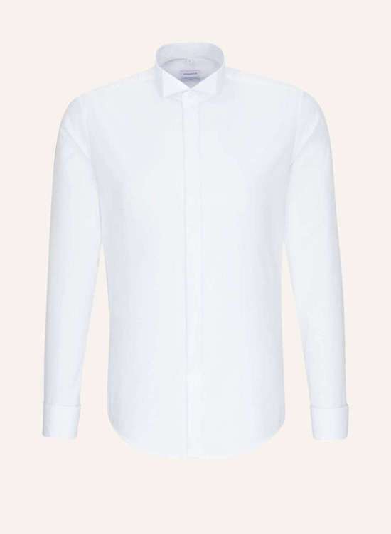 Рубашка под смокинг приталенного кроя с отложными манжетами