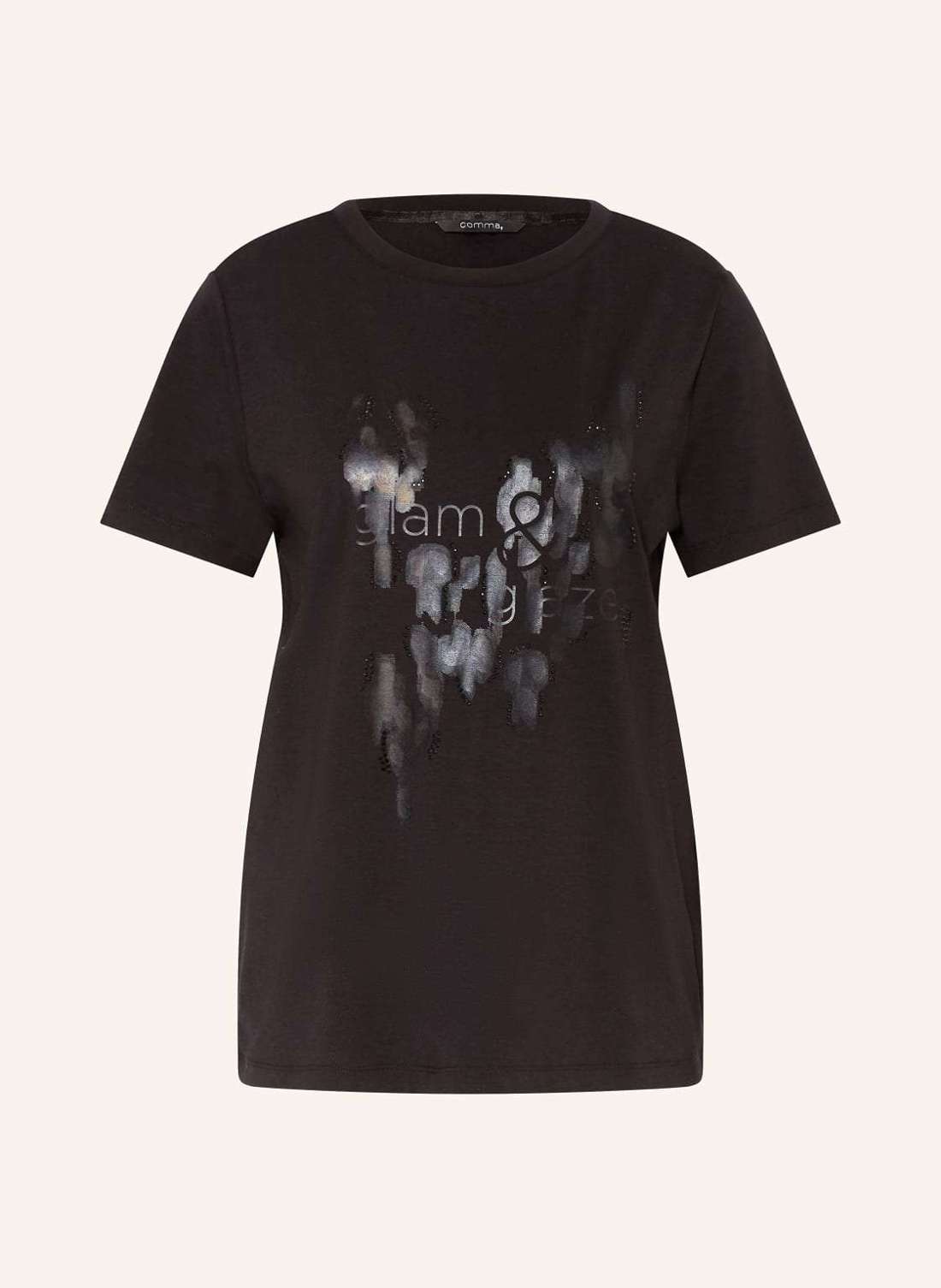 Футболка с драгоценными камнями